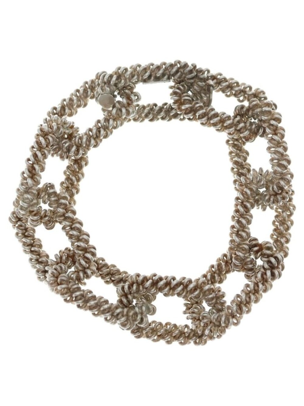 Hermes Vintage Bracelet Crab Silver